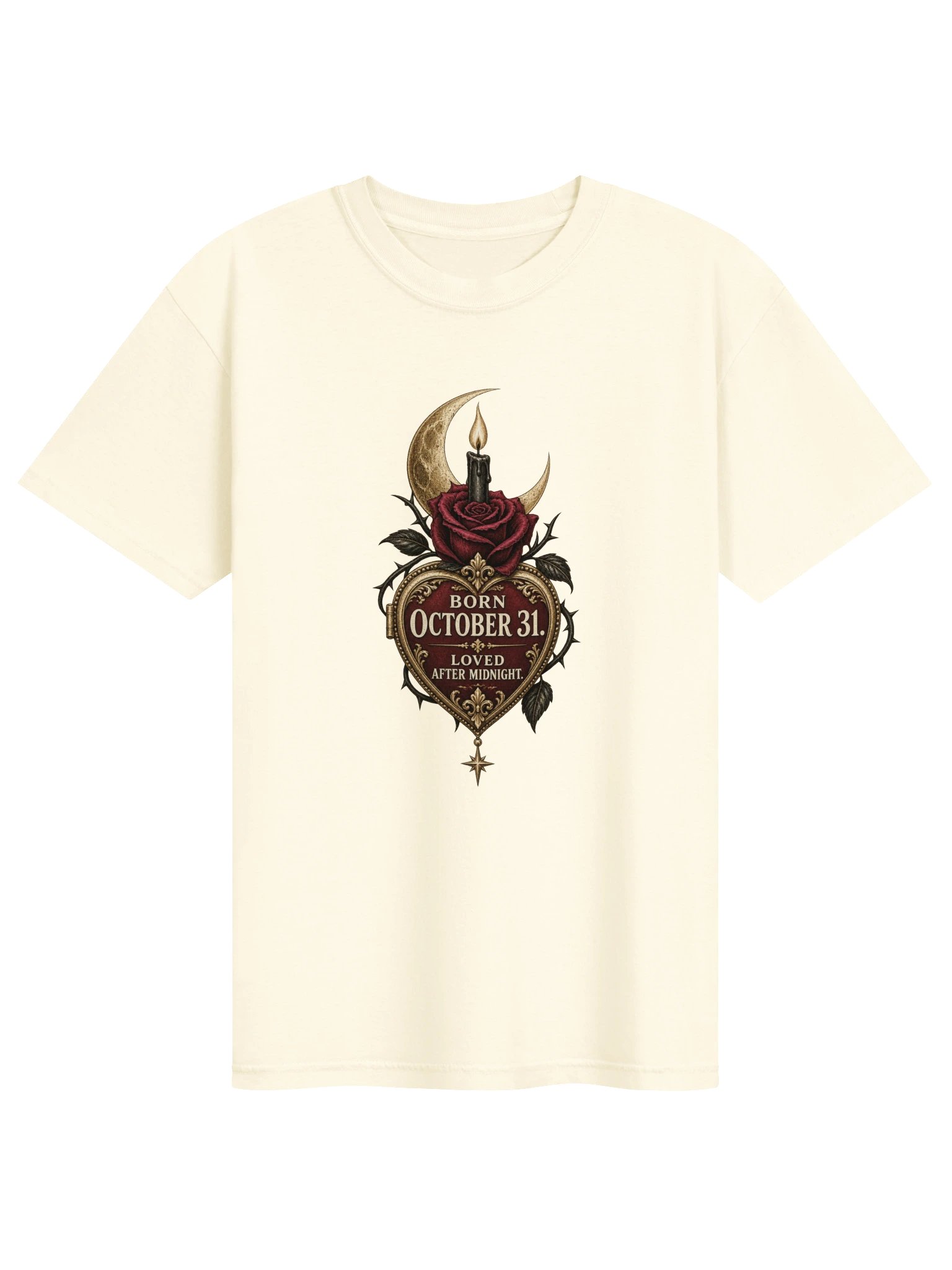 Born October 31. Loved After Midnight. - Premium Garment-Dyed Tee product image (1)