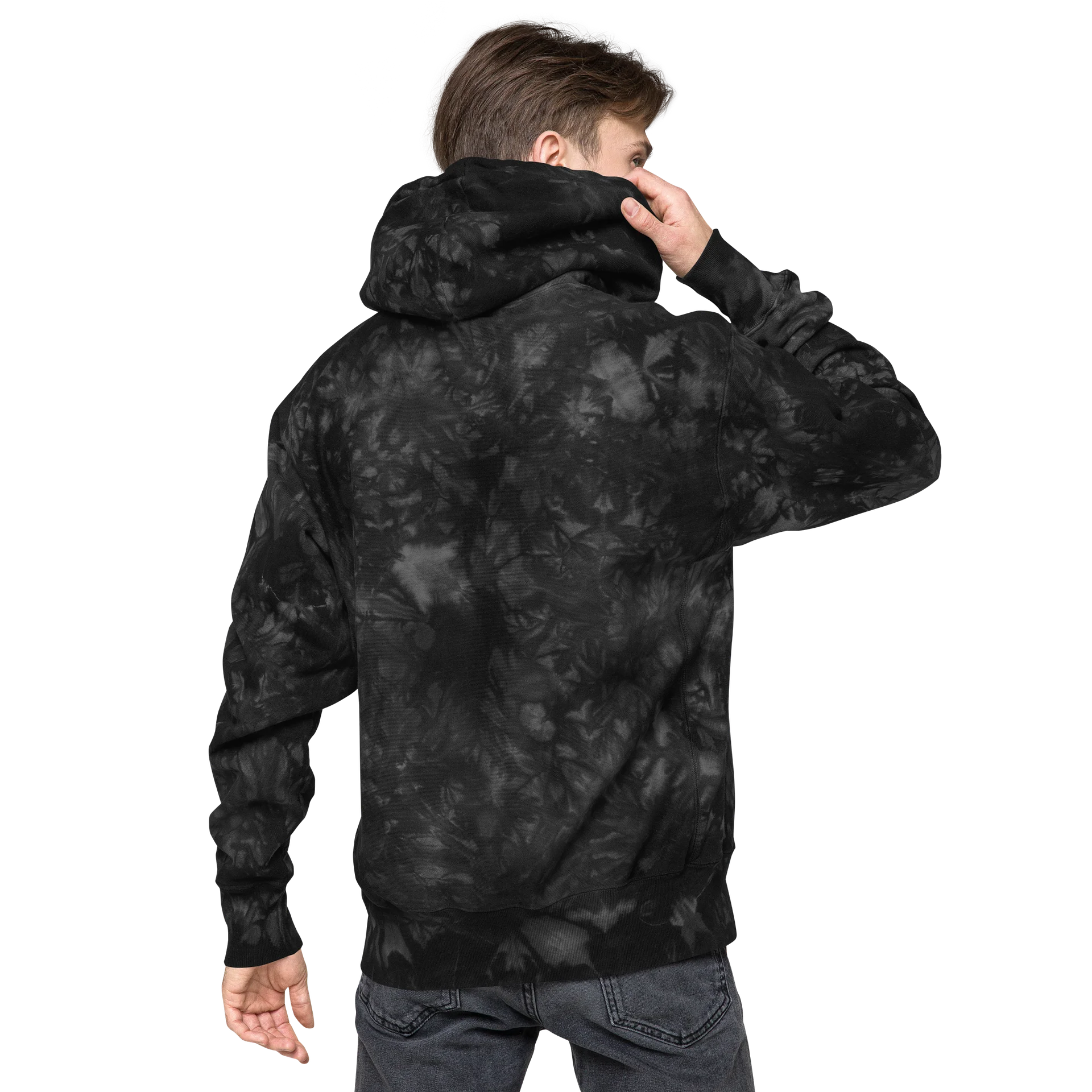 GBMT Premium Tie‑Dye Hoodie – Blackout Edition product image (7)