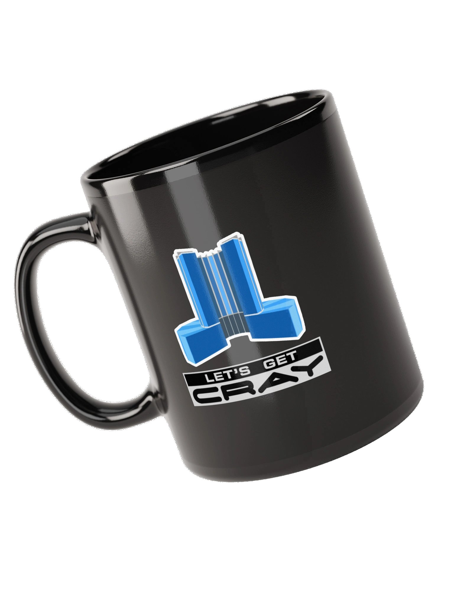 Let's Get CRAY Supercomputer (black mug) product image (4)