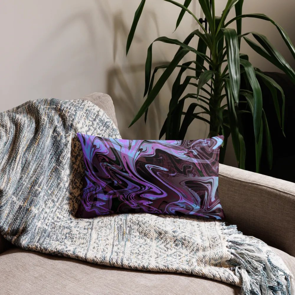 Pink, Black and Blue Swarm Pattern Pillow Case product image (25)
