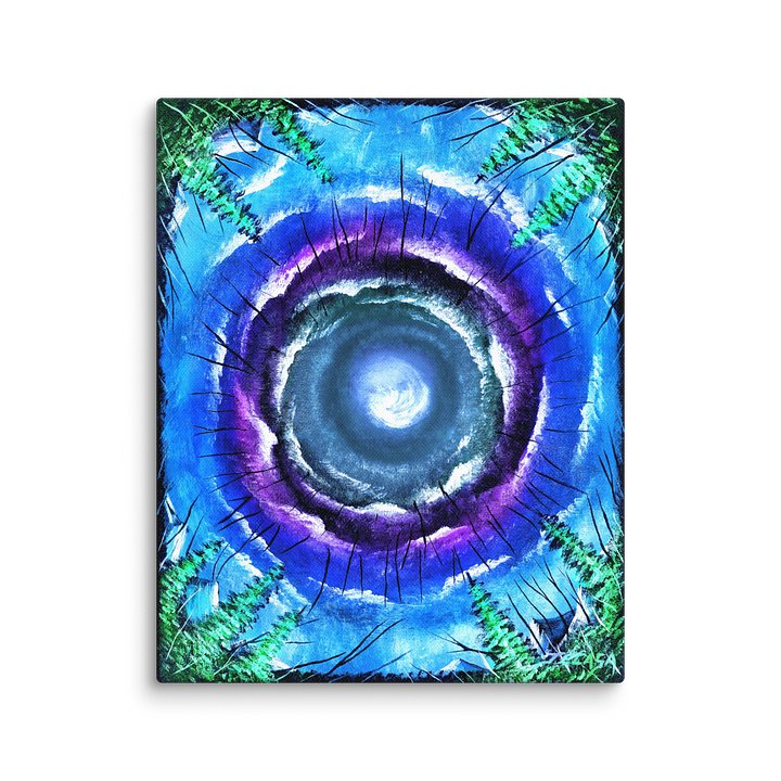 An Upside World (Variant 4) | Canvas Print | Wall Art Decoration | Abstract product image (1)
