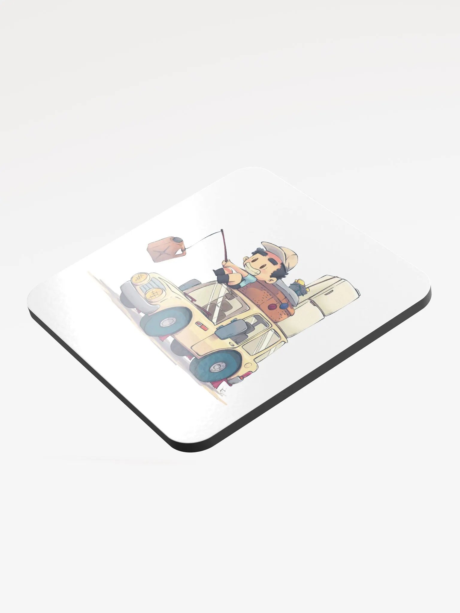 Go Go My Car | Glossed Cork Coaster product image (3)