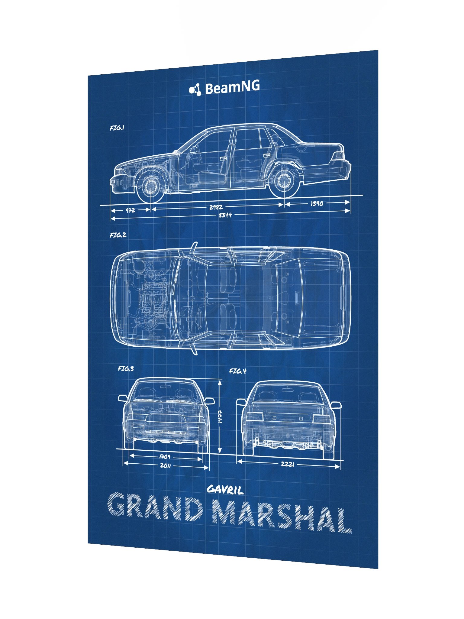 Gavril Grand Marshal Blueprint Poster product image (3)
