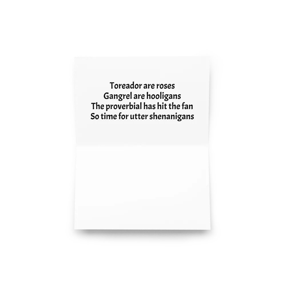 Time for utter shenanigans card product image (5)