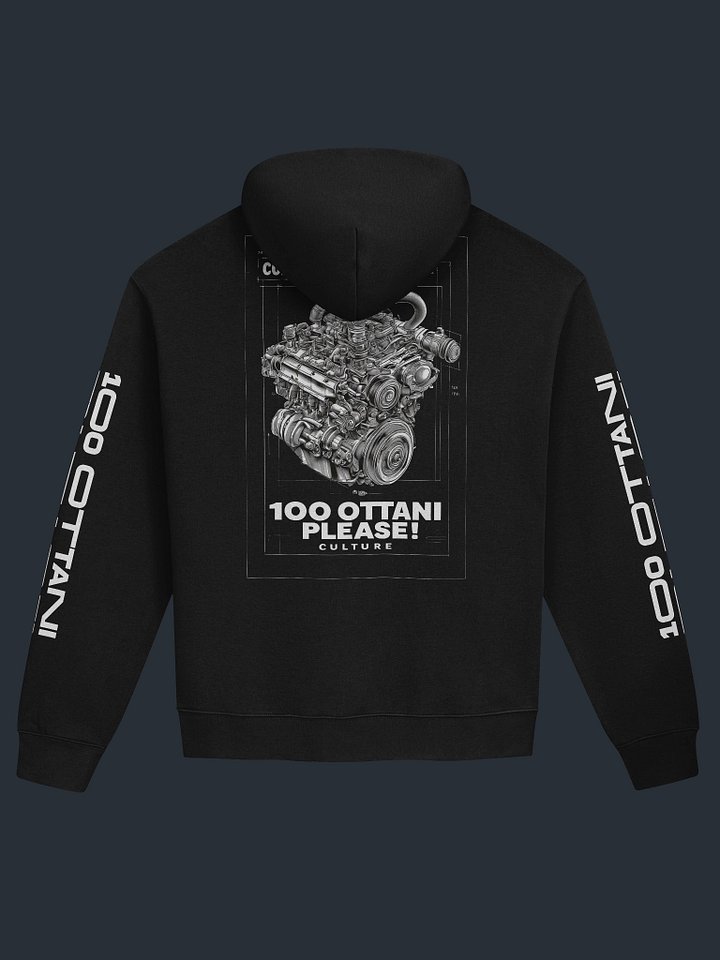 100 Ottani Please!™ Premium Oversized Racing Streetwear Hoodie | Steel Horizon Edition product image (1)