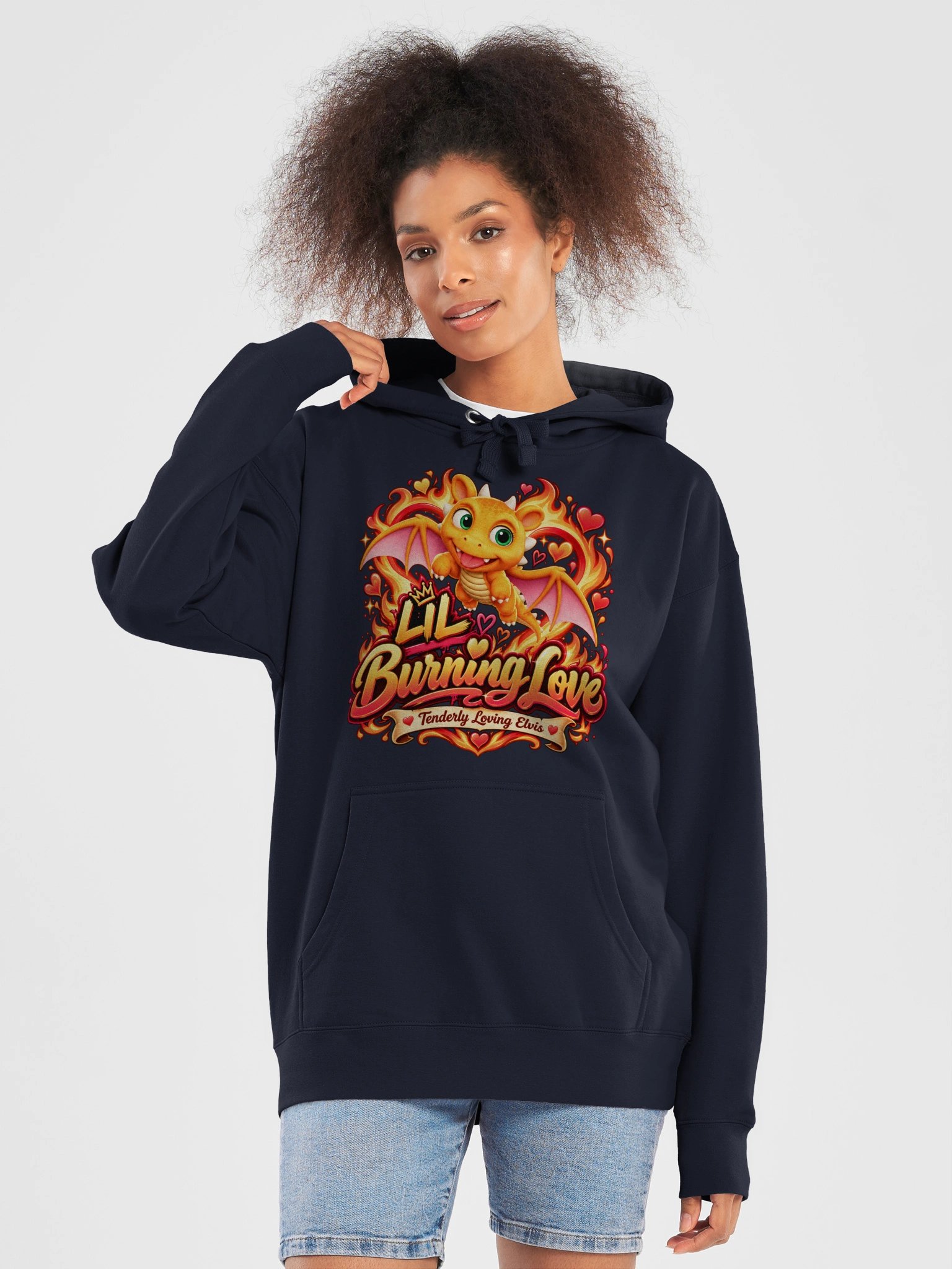 LIL Burning Love Baby Dragon Hoodie product image (69)