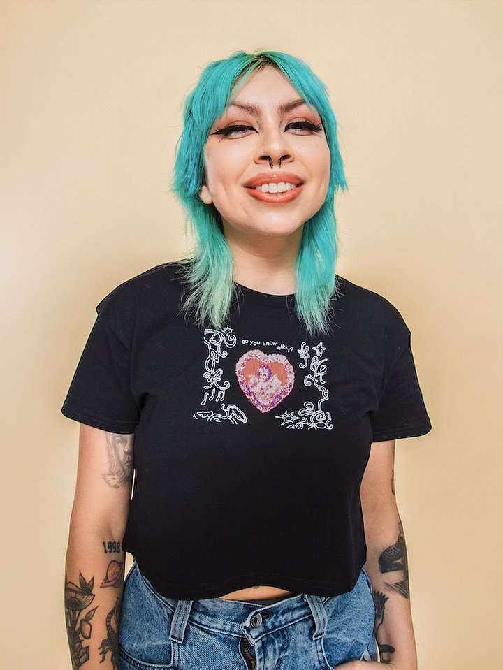 Heart Tee - Black product image (2)