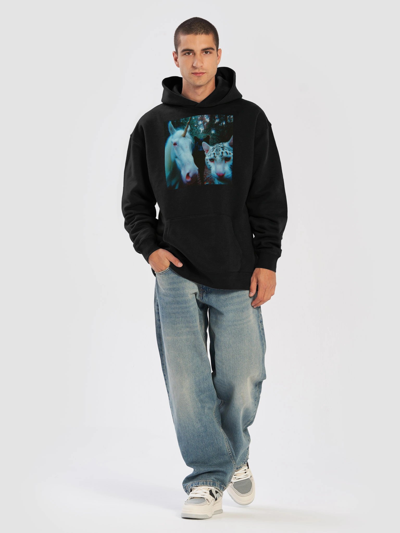 MOON WORLD- HOODIE (PREMIUM) (UNISEX) product image (14)