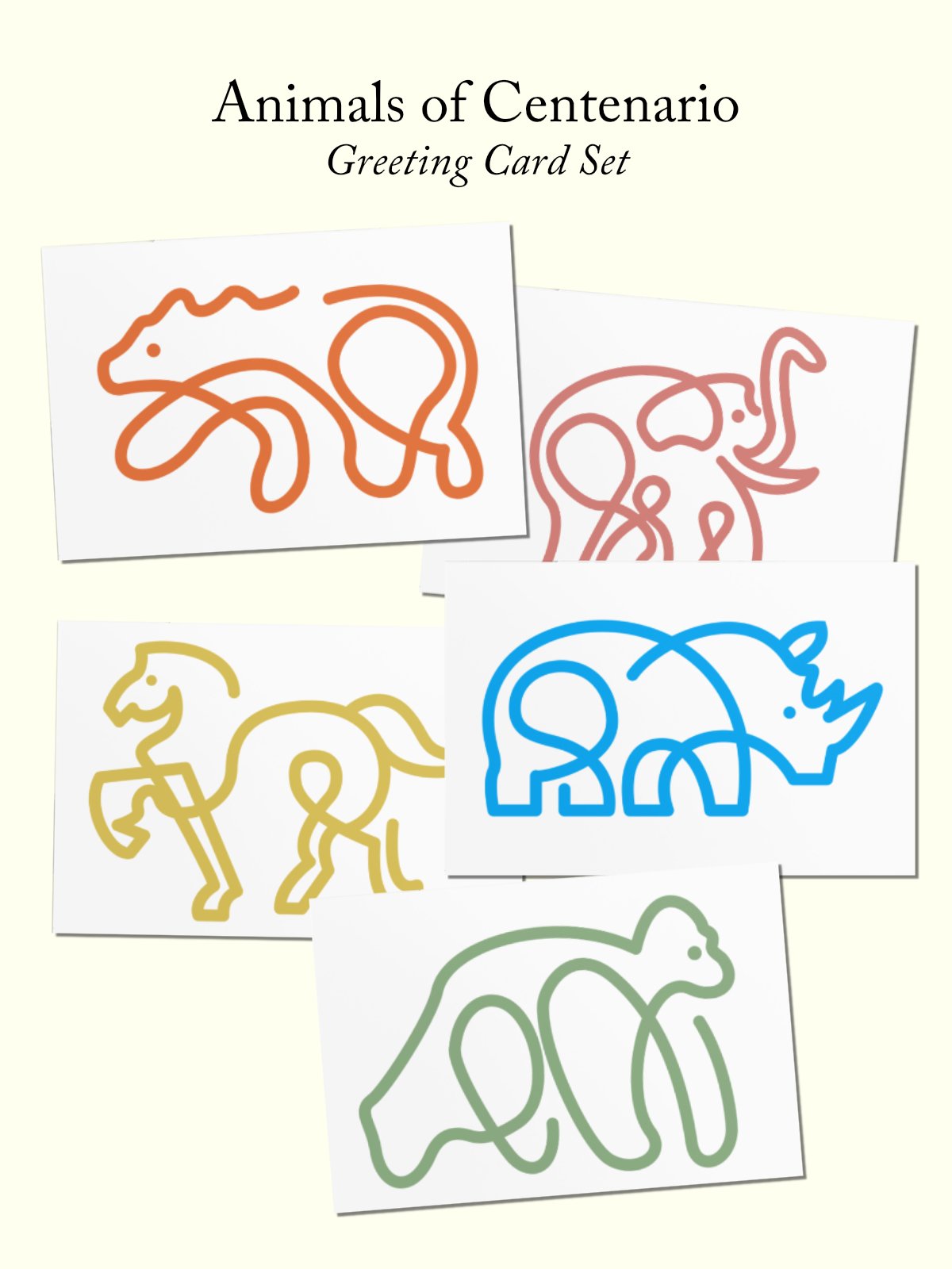 Centenario Animals Card Set product image (1)