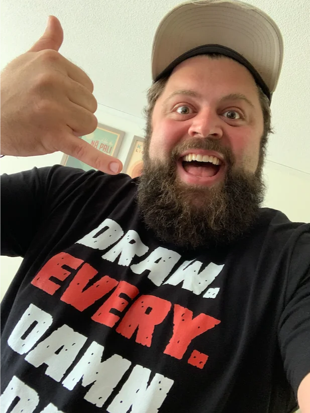 Draw. Every. Damn. Day. T-Shirt product image (1)