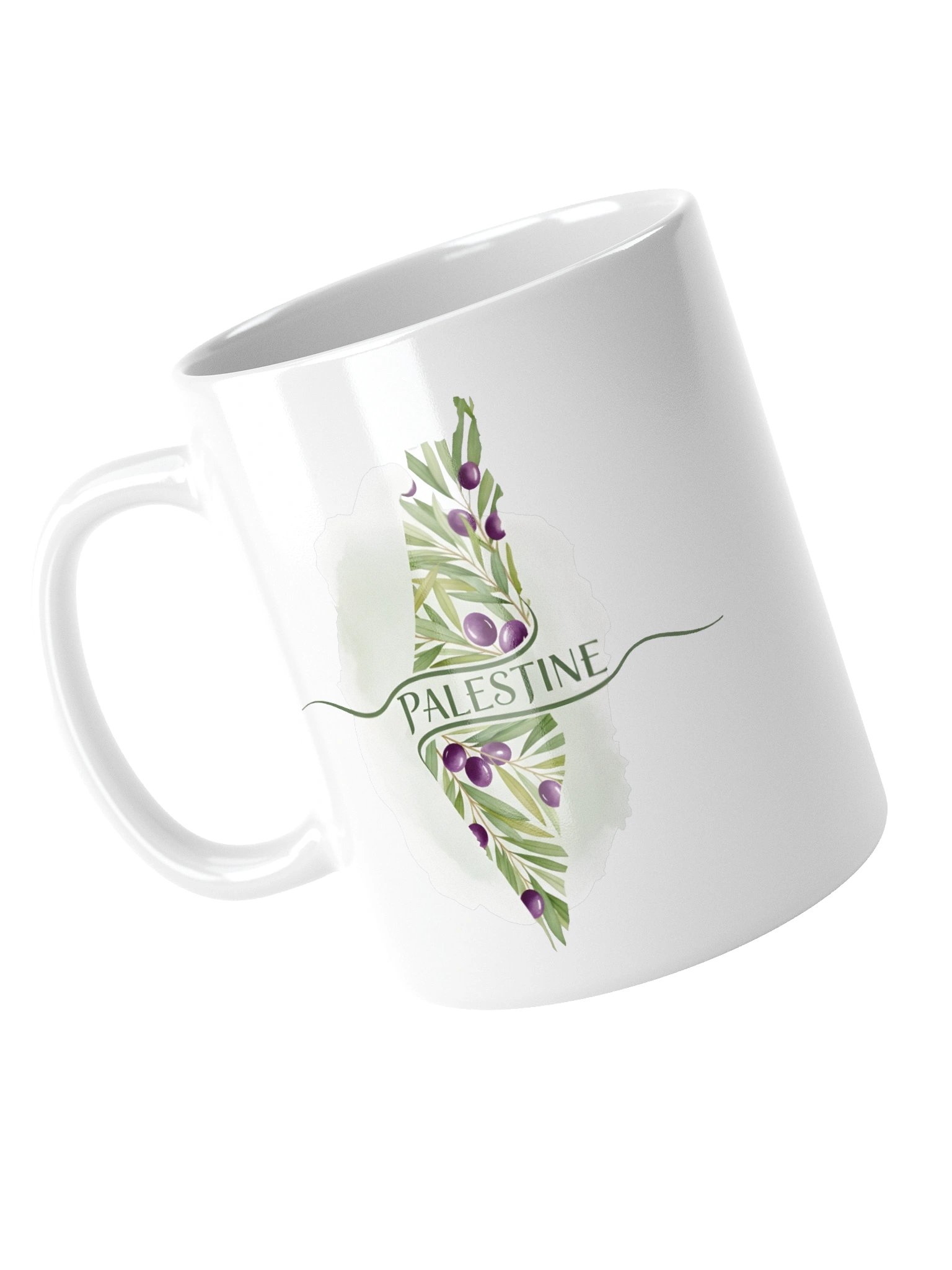 Palestine Map Olive Mug product image (10)