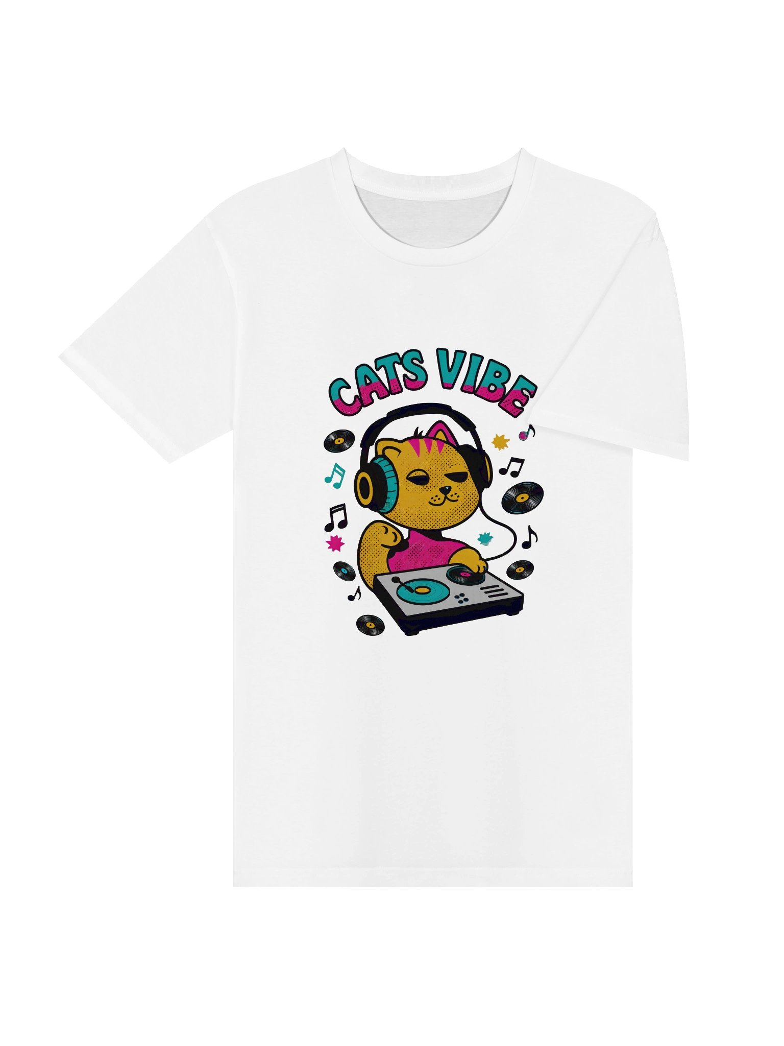 DJ Cat Groove Unisex T-Shirt product image (10)