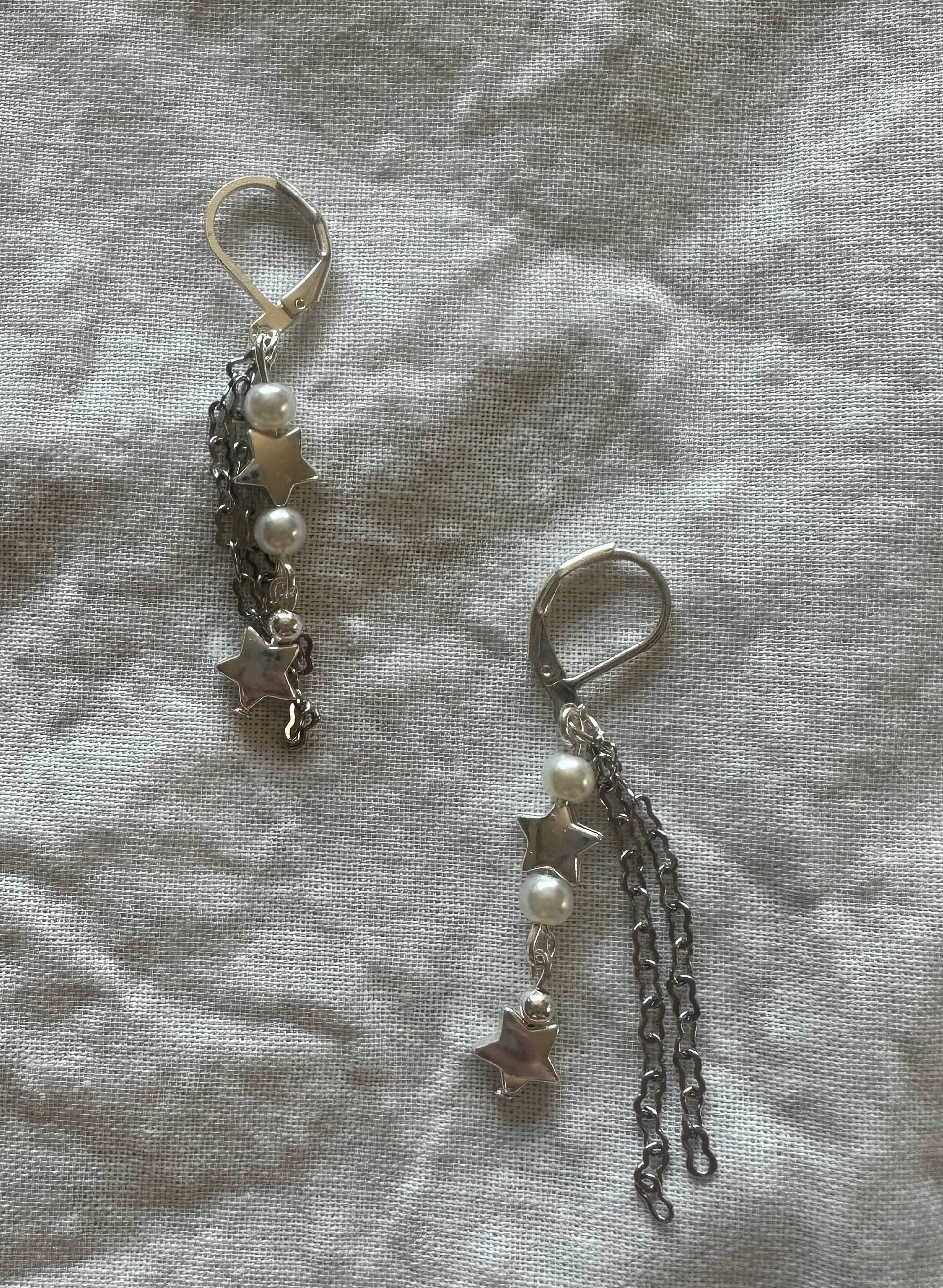 Handmade star earrings product image (1)