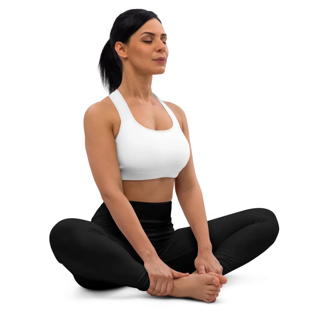 Pure Black High-Waist Leggings product image (3)