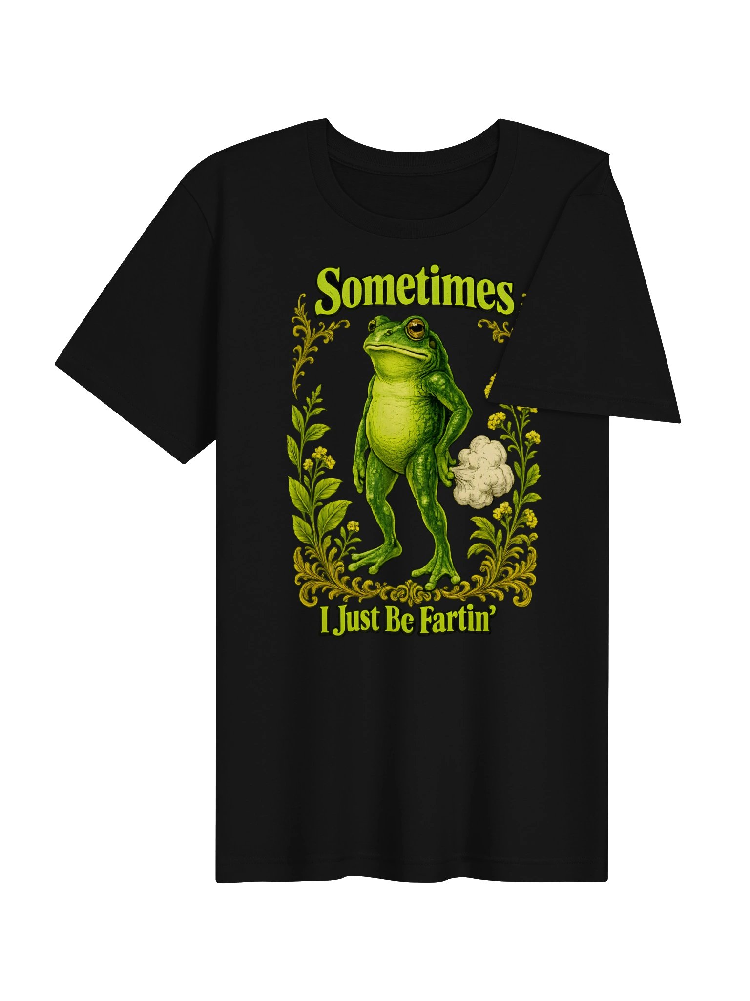 Sometimes I Just Be Fartin’” – Vintage Funny Frog Tee product image (40)