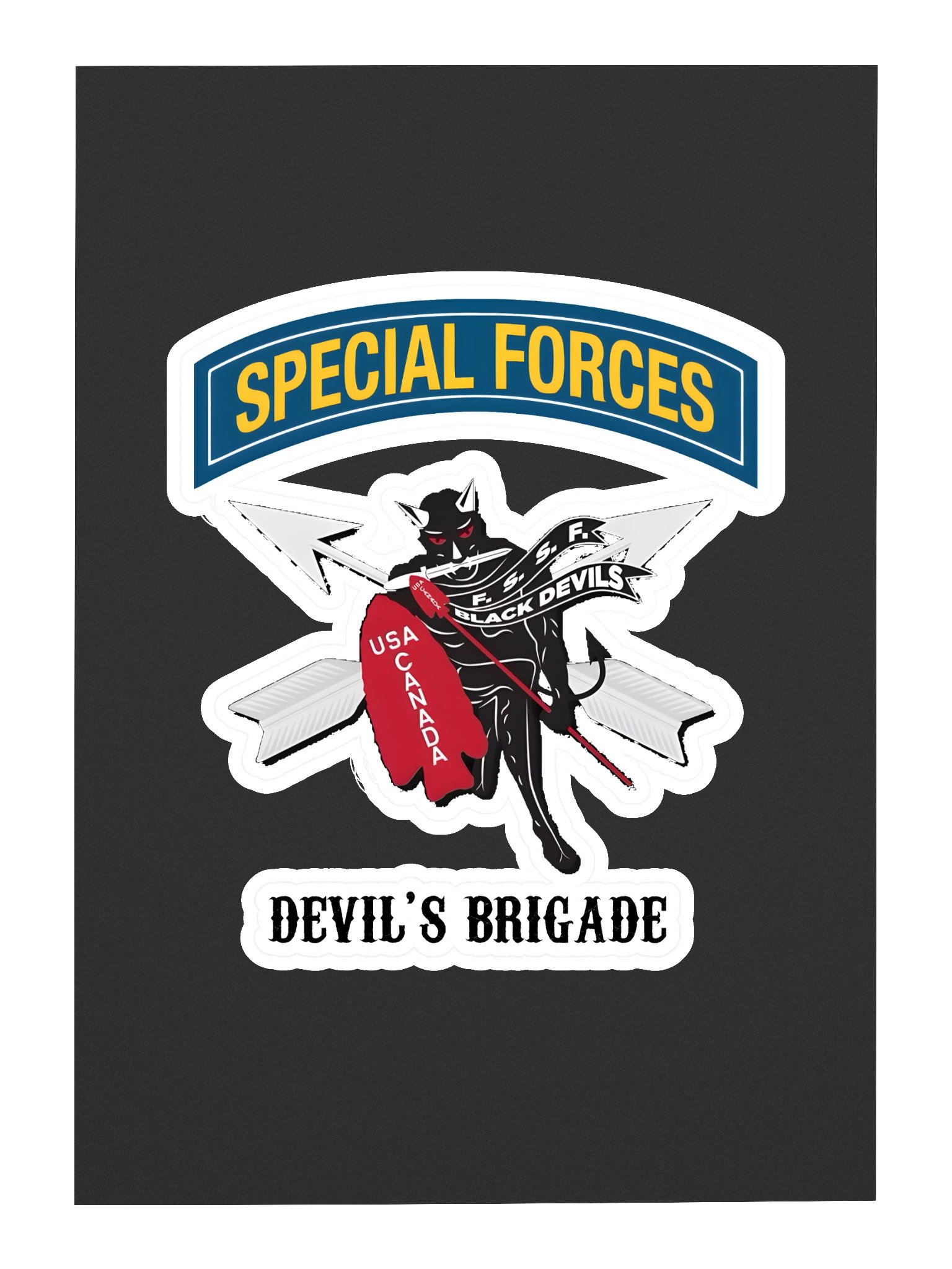 Devil's Brigade Sticker product image (3)