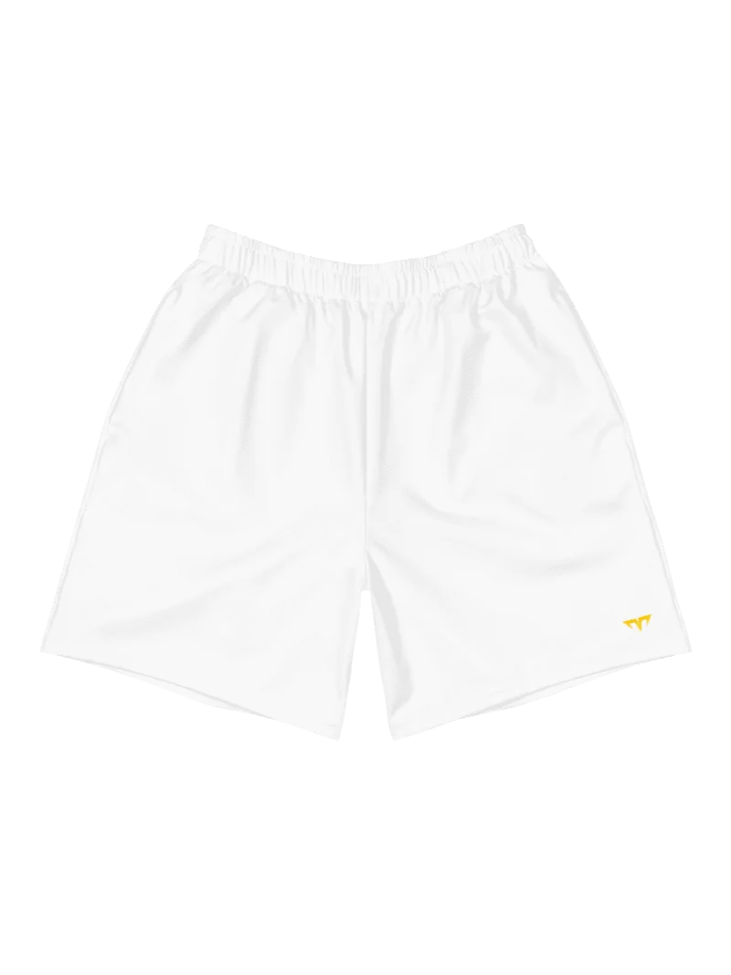 Men's Activewear - Shorts White - Printed Gold Logo product image (1)