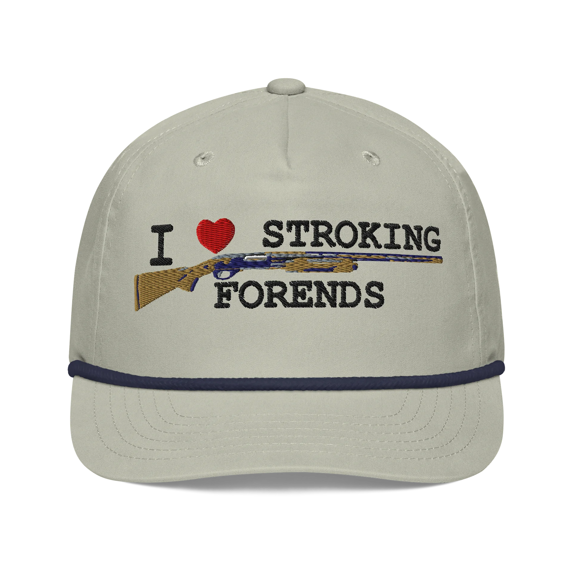 I Heart Stroking Forends Tan Rope Hat product image (1)