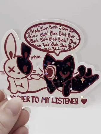 Yapper Holographic Die-Cut Sticker product image (3)