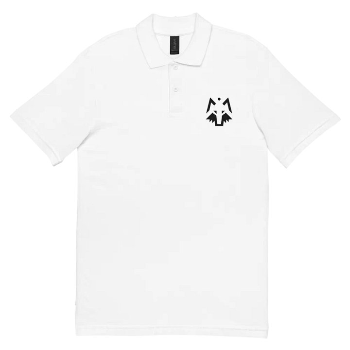 Wolfe Logo Polo Shirt in White product image (2)