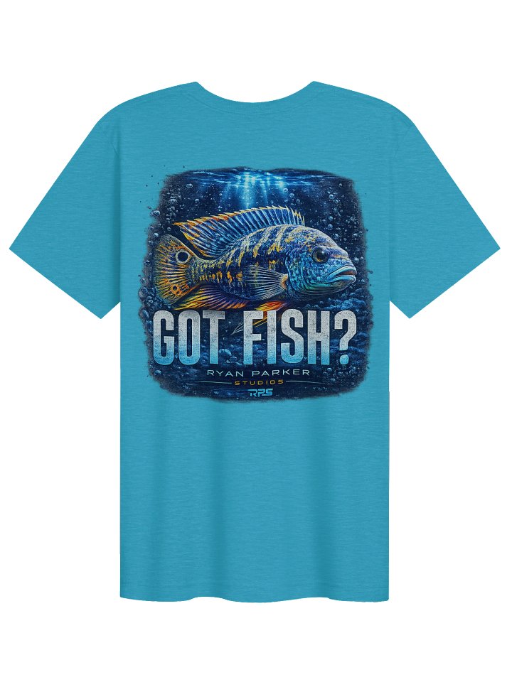 RPS “Got Fish?” Neon Peacock Cichlid Tee product image (102)