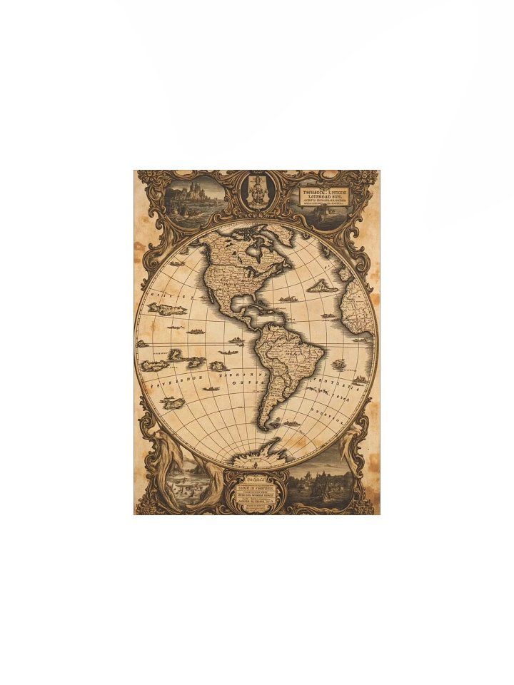 El Imperio donde nunca se pone el Sol: Mapamundi Histórico (c. 1700) product image (5)