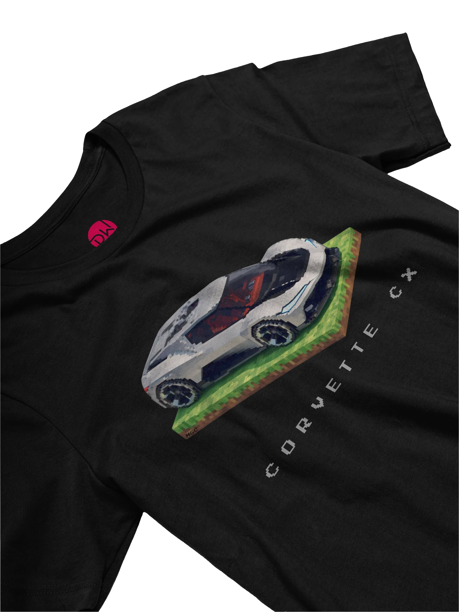 Silver Corvette CX Concept Shirt (Pixel, Retro, Minecraft) product image (21)