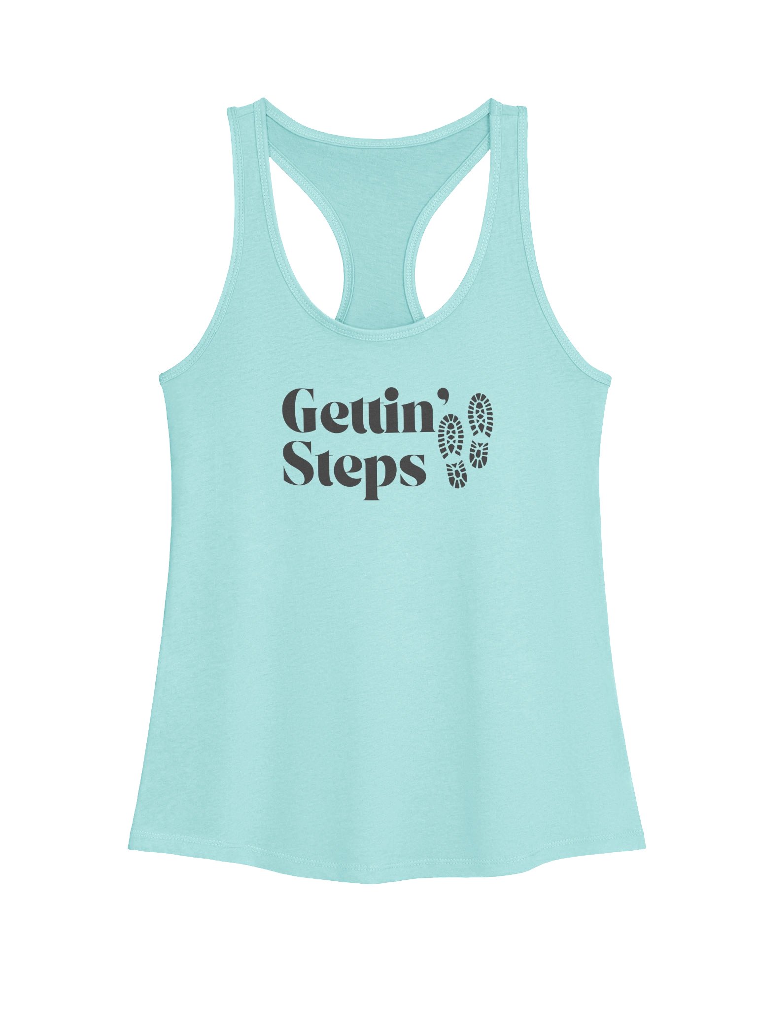 Gettin’ Steps Racerback Tank product image (38)