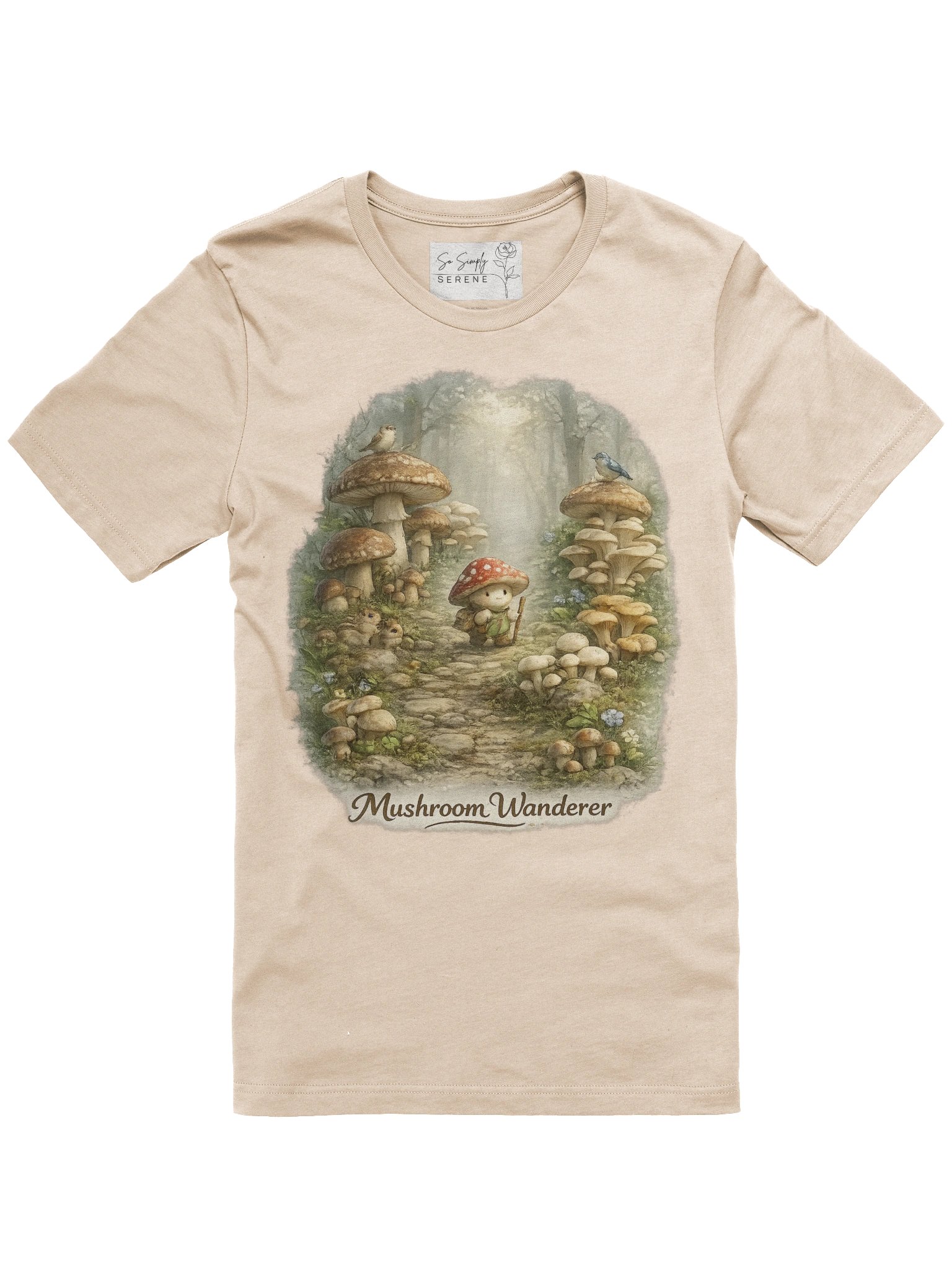 Mushroom Wanderer Tee — Forest Friends Collection product image (1)