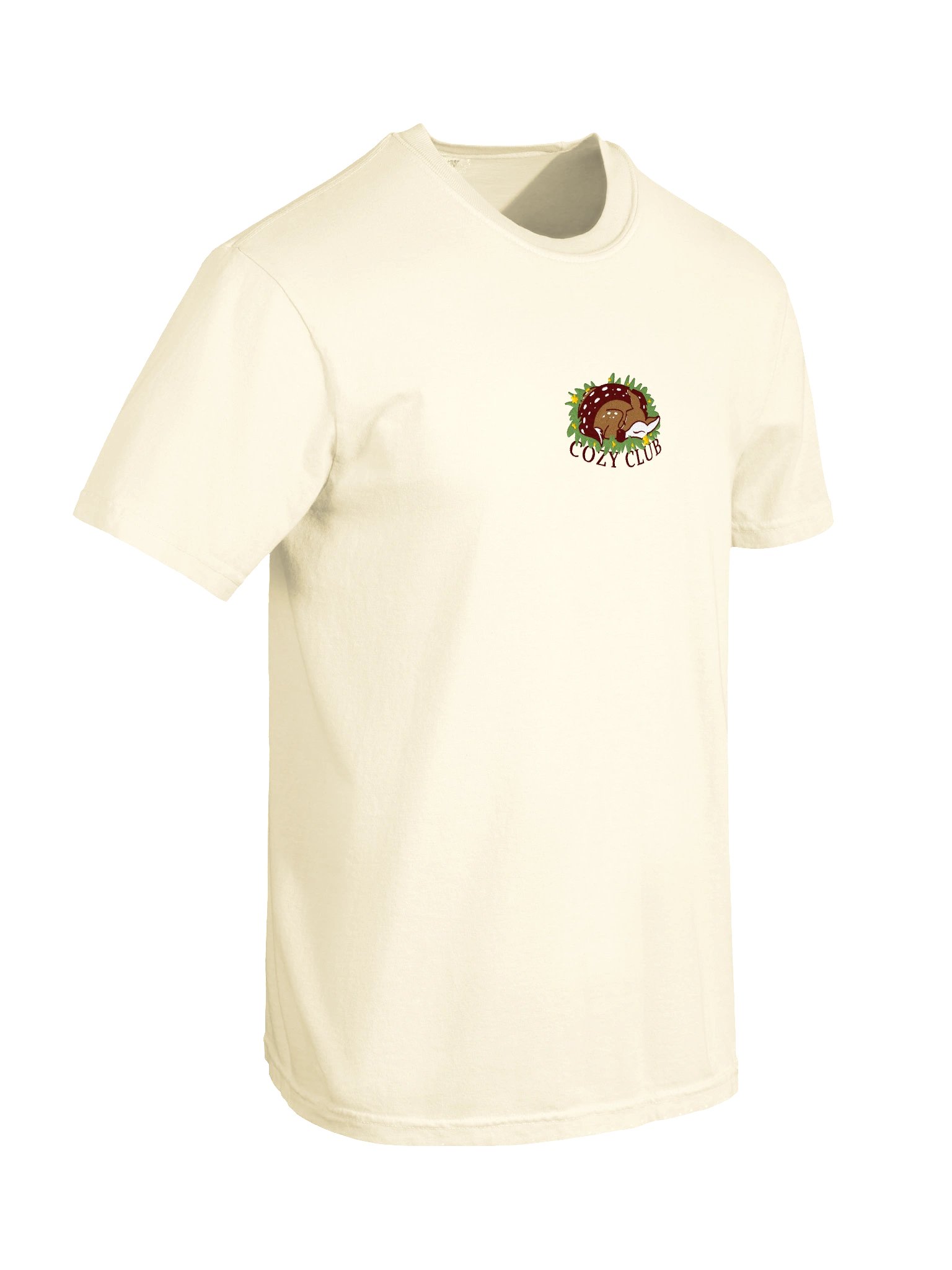 "Cozy Club" Embroidered T-Shirt product image (6)