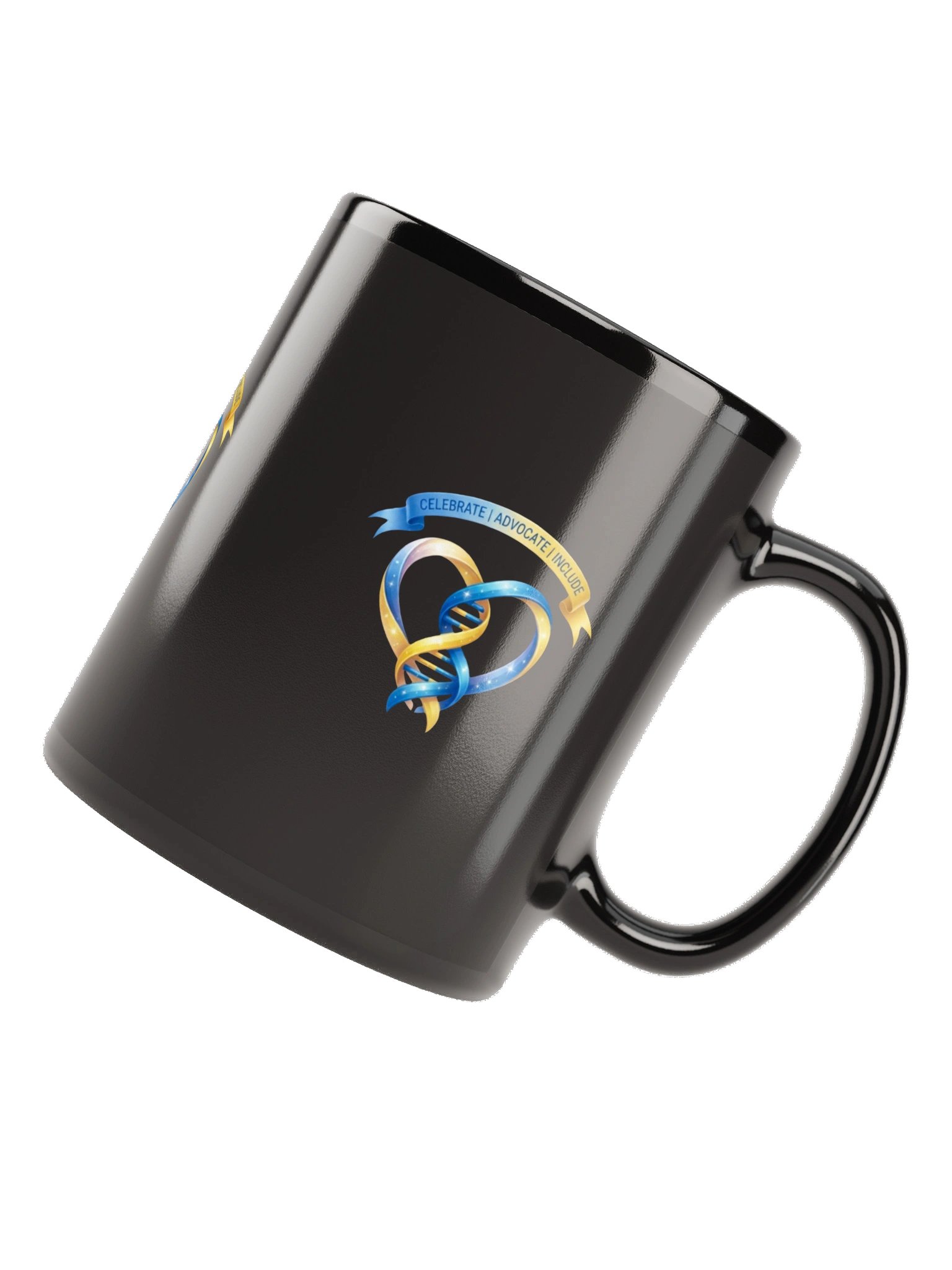 Down Syndrome Awareness Black Glossy Mug product image (11)