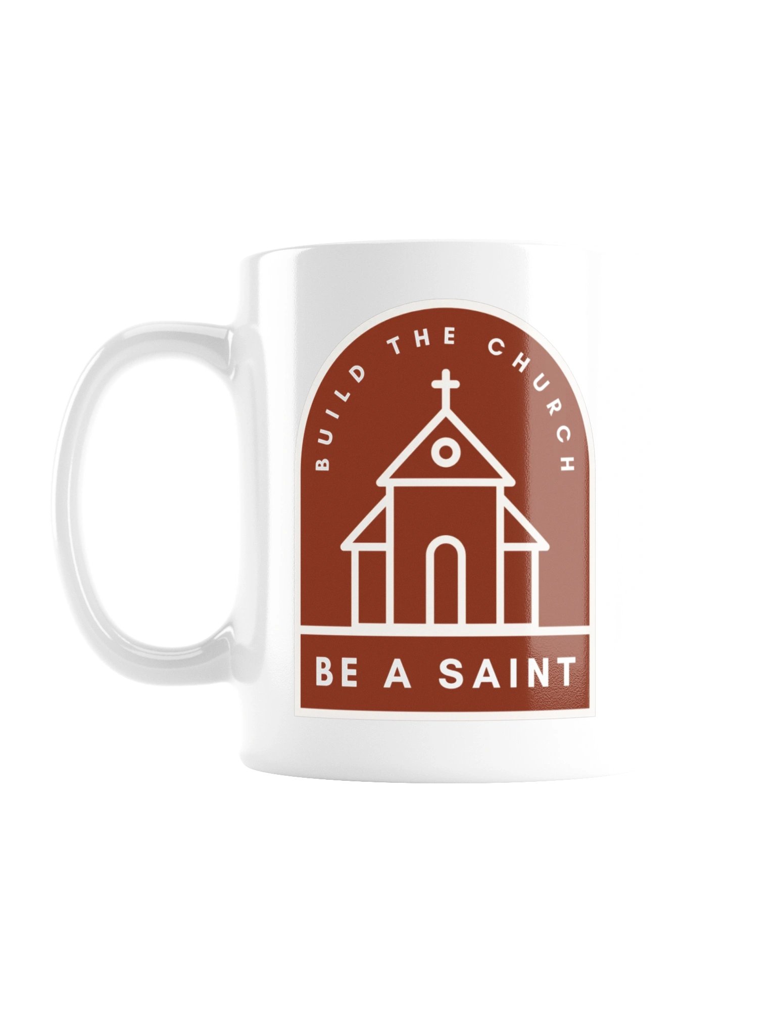 Build the Church, Be a Saint Mug (Red) product image (3)