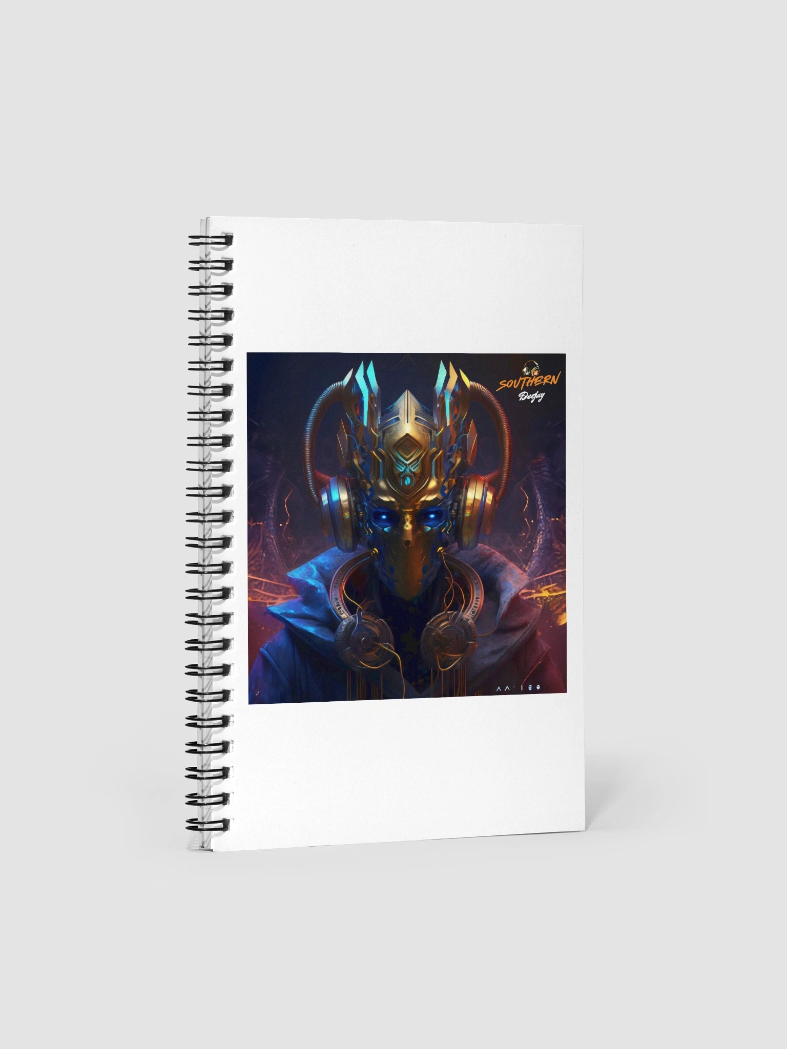 Cyberpunk Visionary Spiral Notebook product image (1)