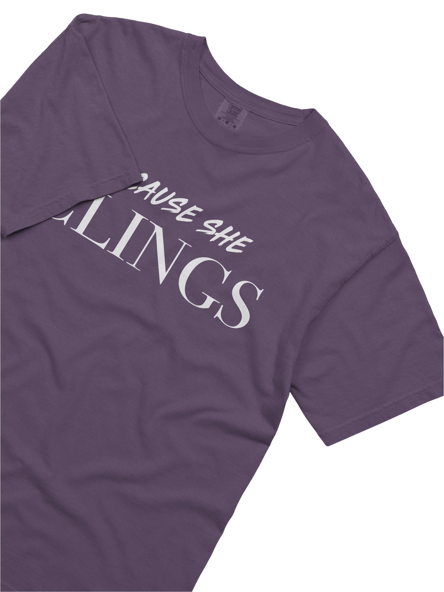 Because She Clings - Unisex Tee (White Logo) product image (6)
