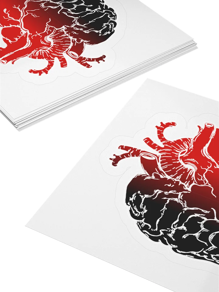 UNAFRAID Heart and Mind KISS Cut Sticker product image (2)