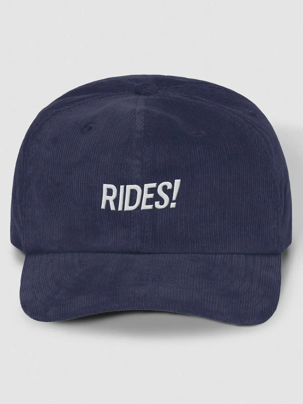 RIDES! Corduroy Hat (Navy) product image (1)
