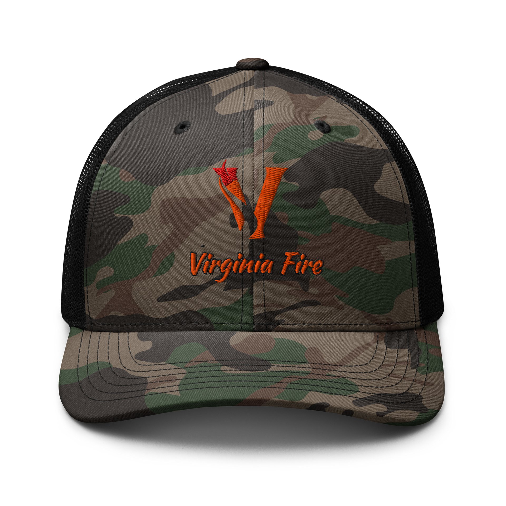 Virginia Fire Camo Hat product image (1)