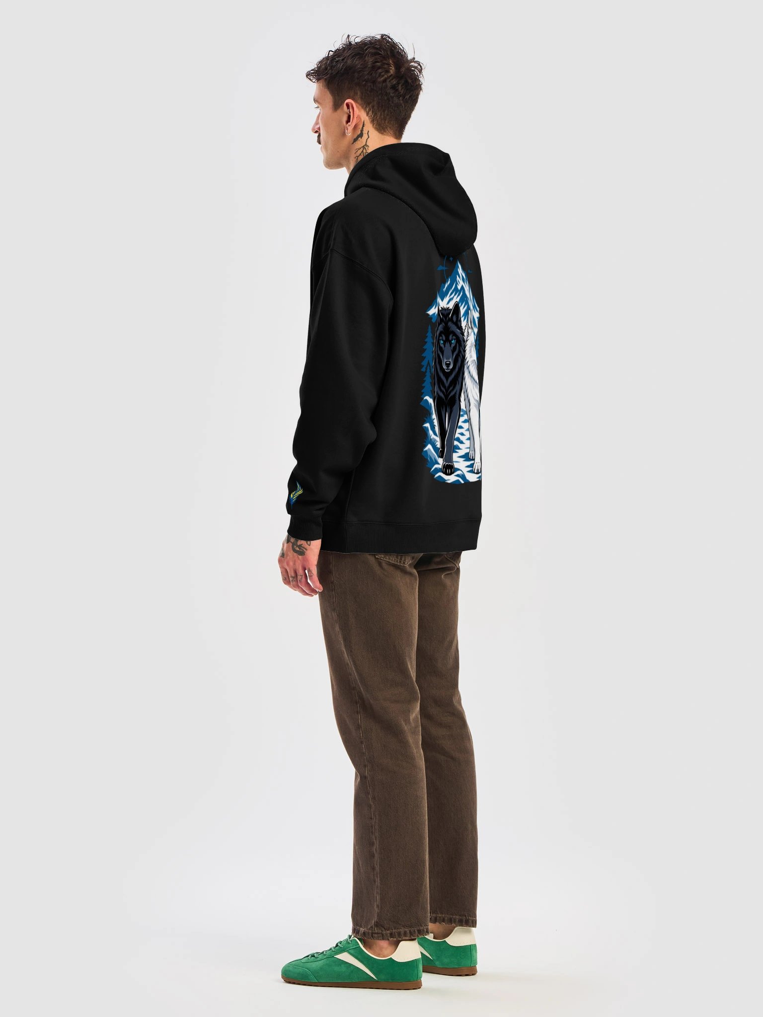Hoodie Premium - Collection spéciale, Brodé manches + buste / avec dessin arrière, La dernière prière product image (16)