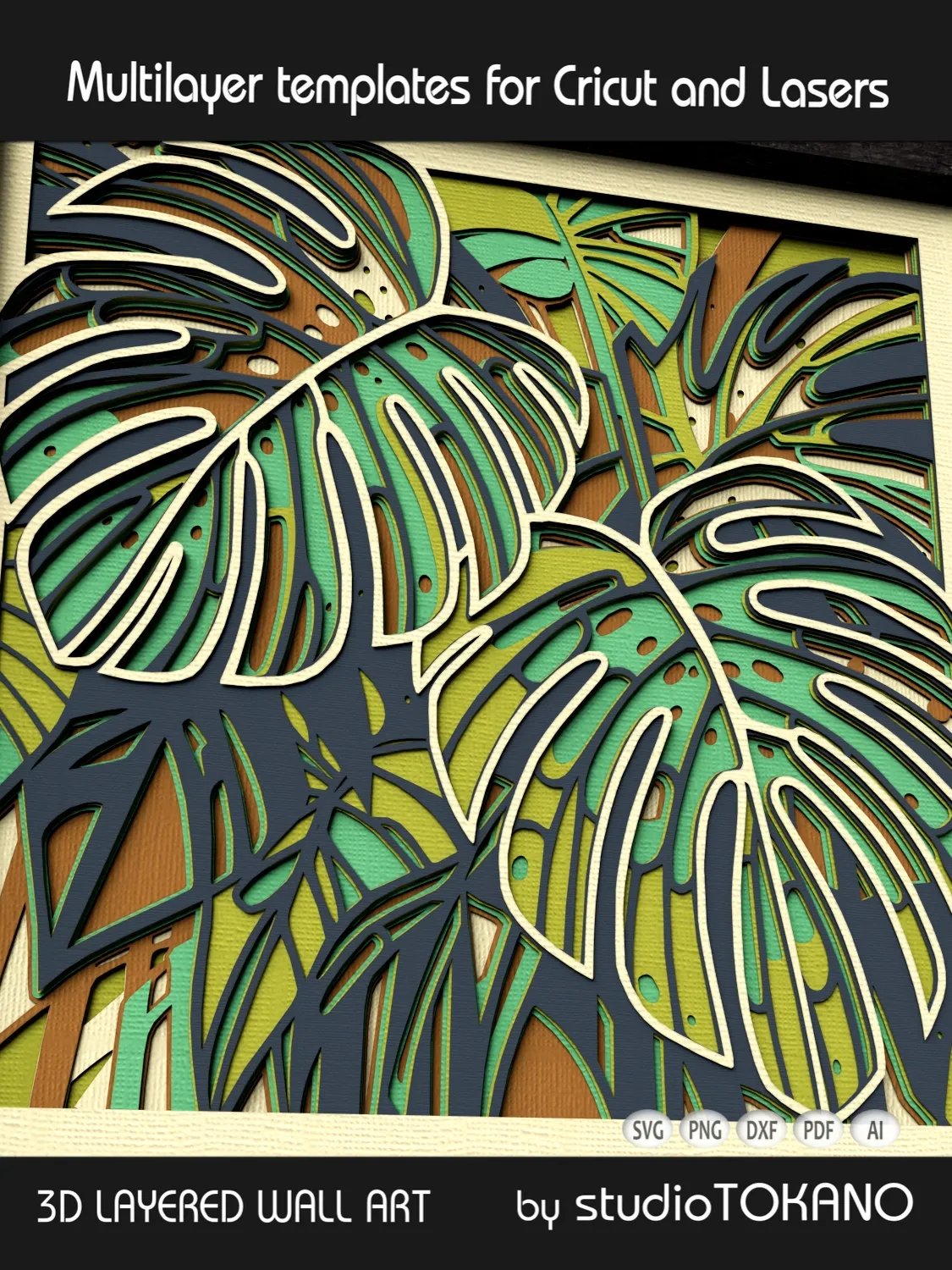 Monstera Shadow Box product image (6)