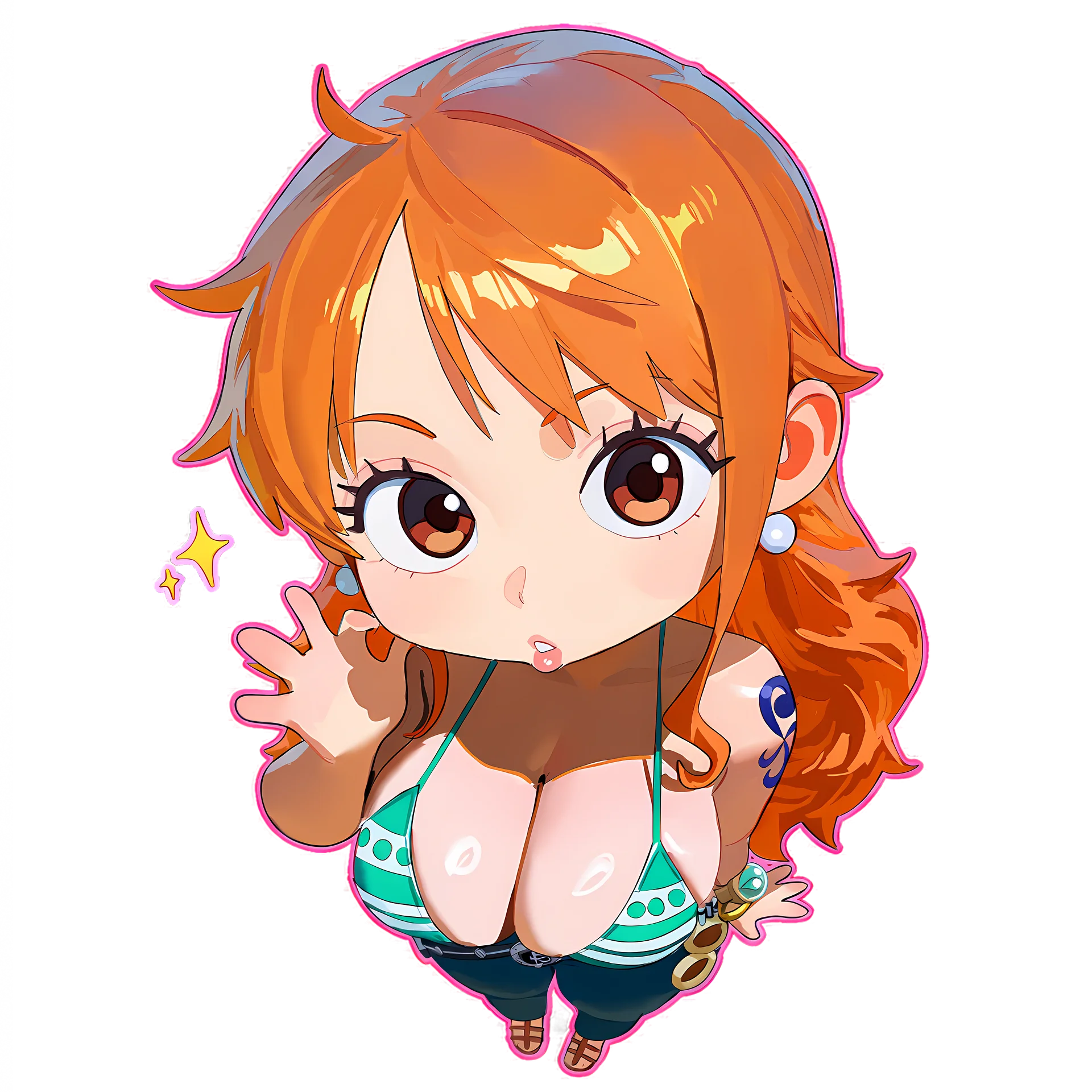 Nami Chibi Sticker product image (3)