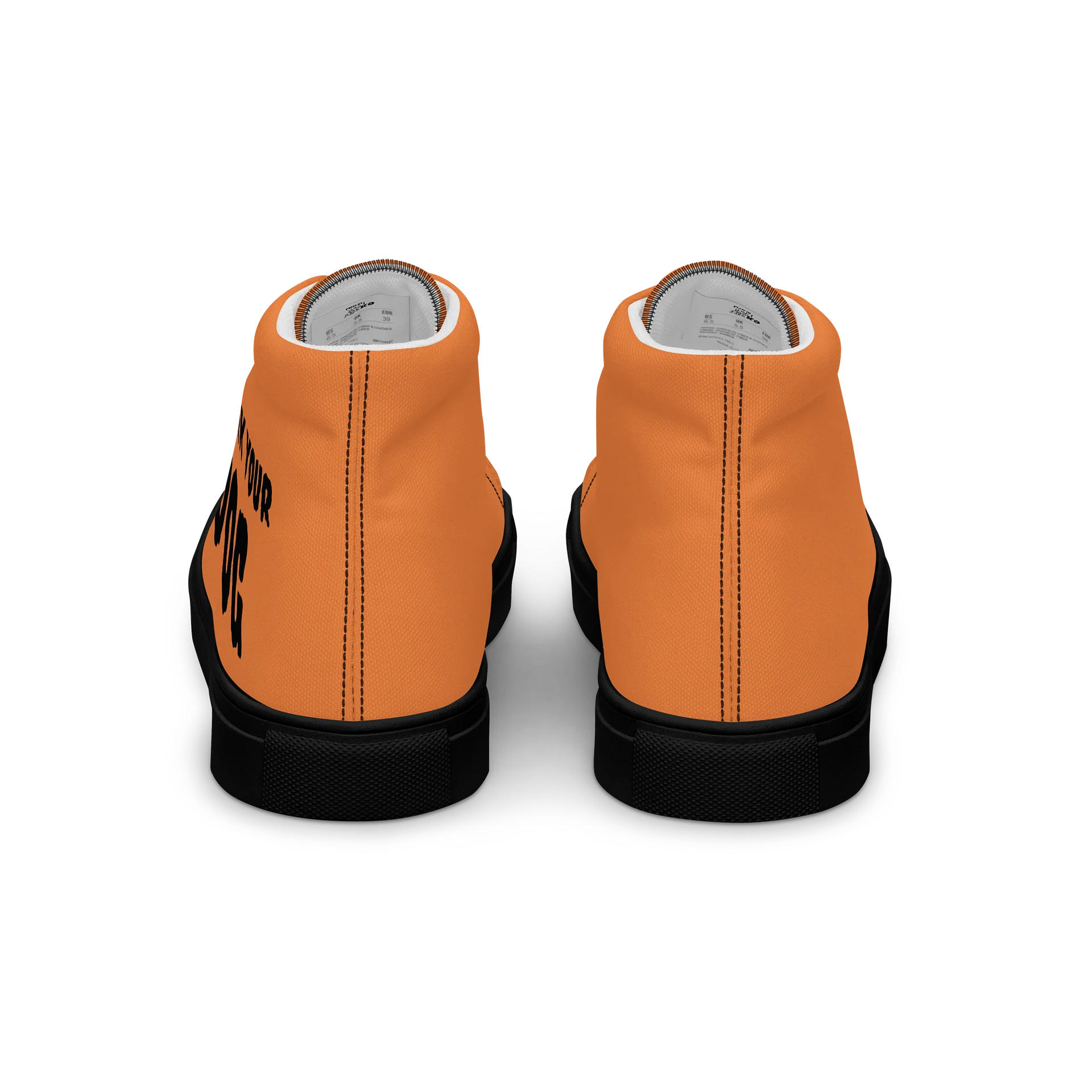 WORK YOUR DOG — Retro Graphic Women's High-Top Sneakers product image (4)