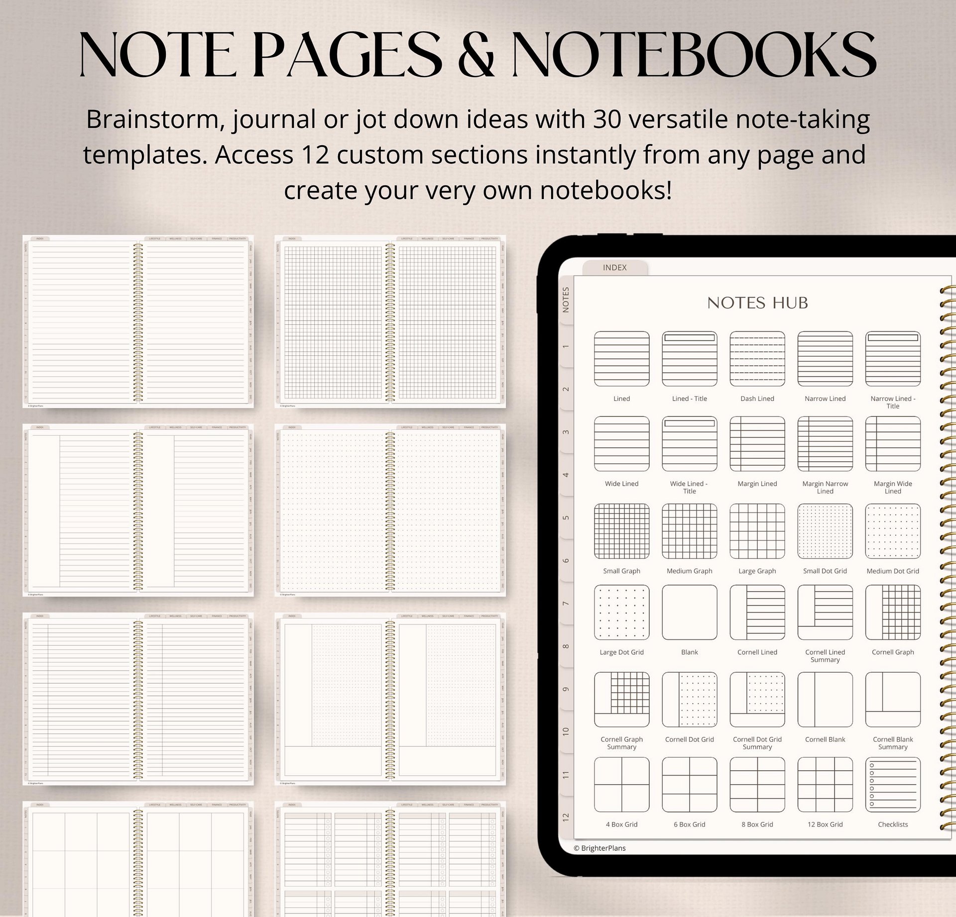 Digital Planner Undated, iPad & Android Planner product image (7)