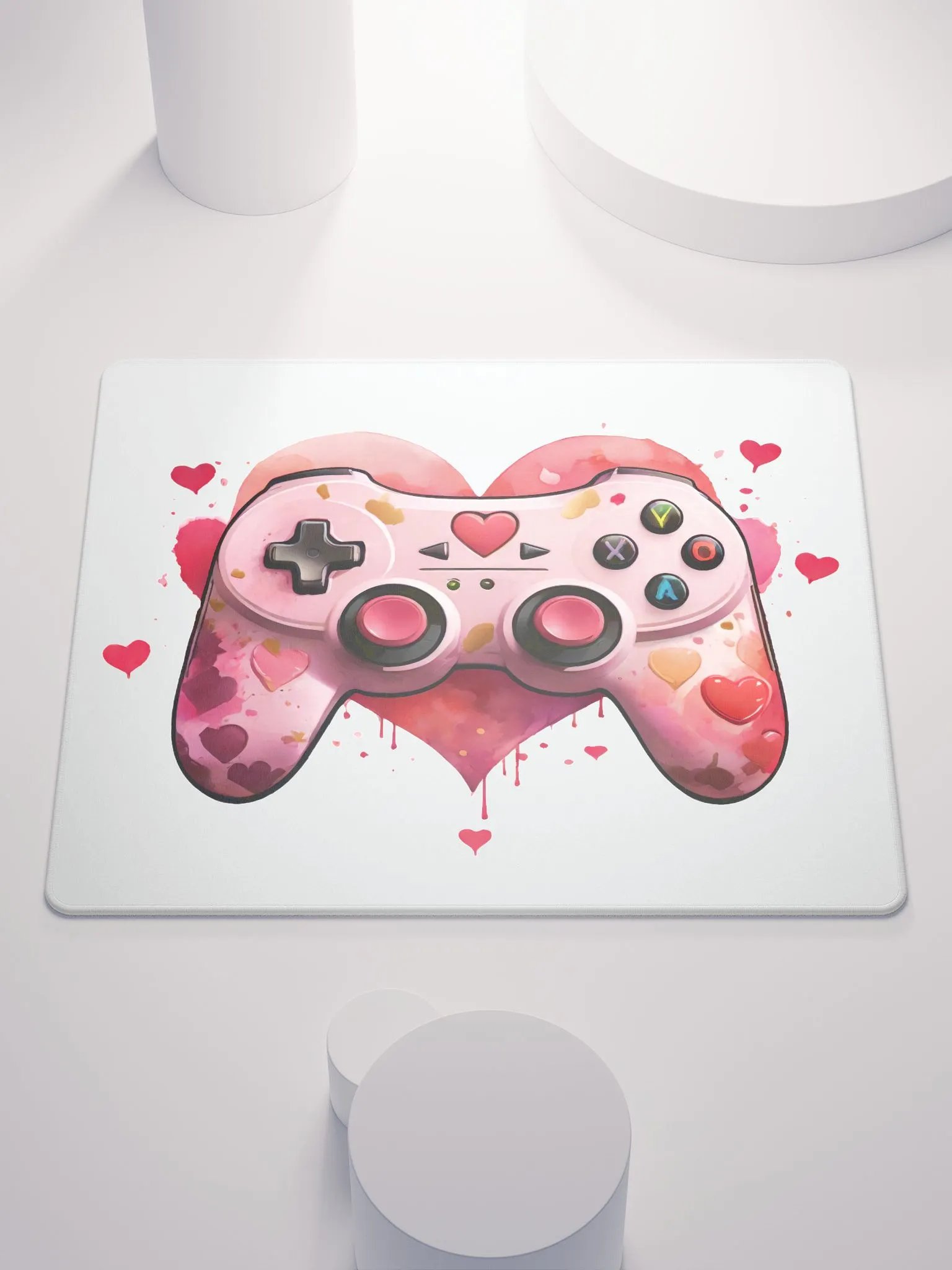 Level Up Love - Heartfelt Gaming Mouse Pad product image (1)