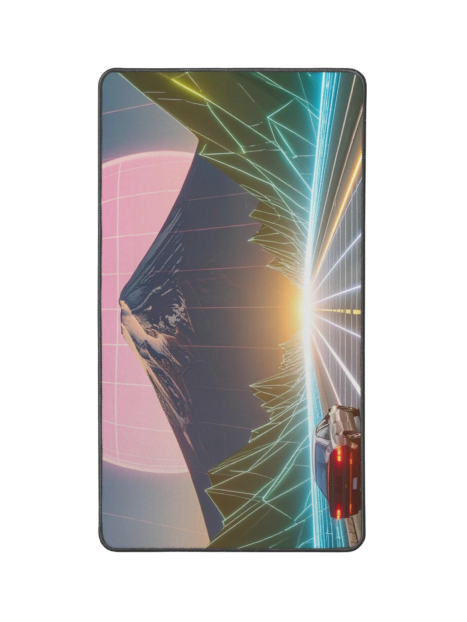 Neon Drive Desk Mat product image (1)