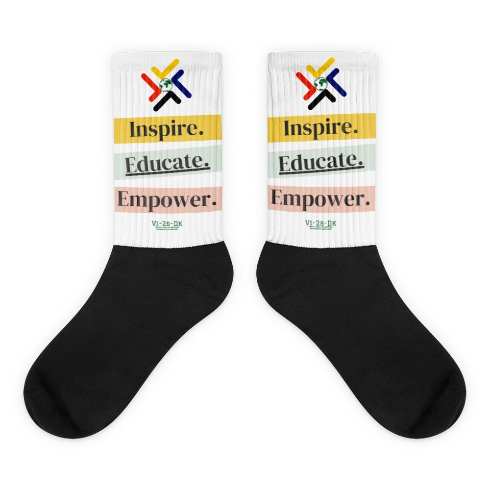 Inspire. Educate. Empower. Sublimated Socks product image (1)