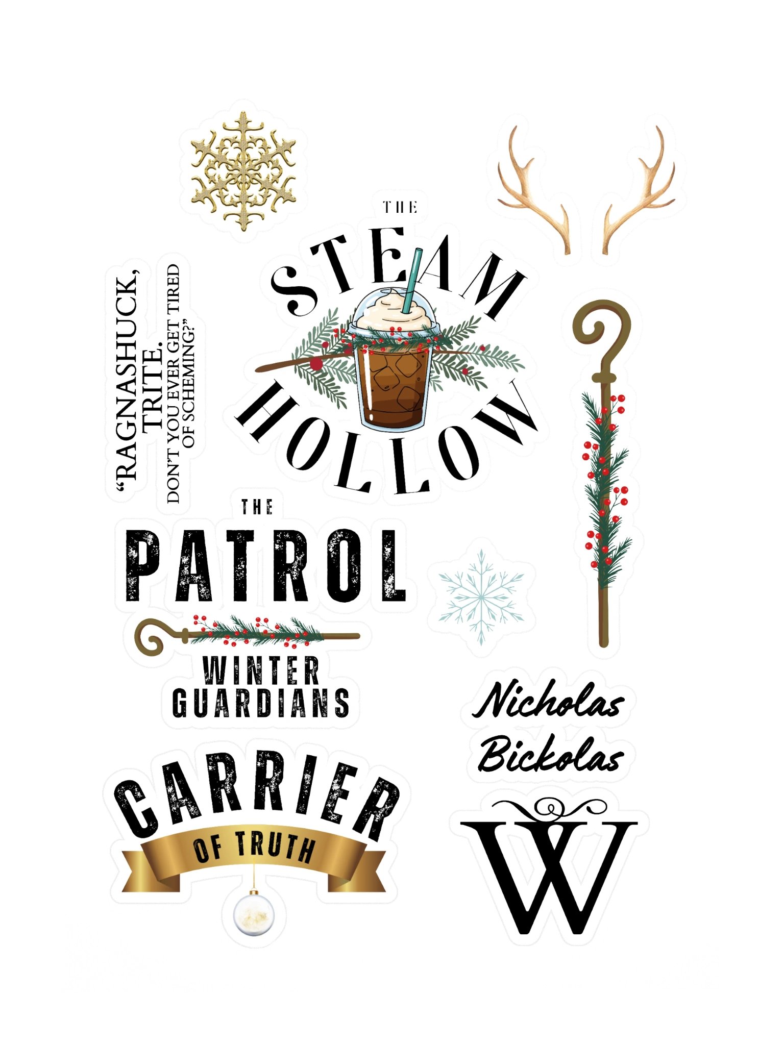 Winter Souls Sticker Sheet product image (3)