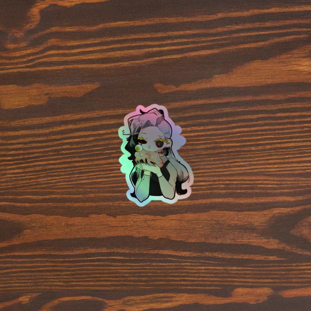 Mmm Brainz Holographic Sticker product image (3)