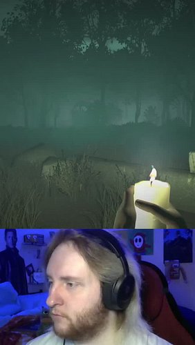 I tried playing the horror game 'WICK' and things got way too intense. 🕯️ I was NOT ready for this jumpscare... my soul liter...