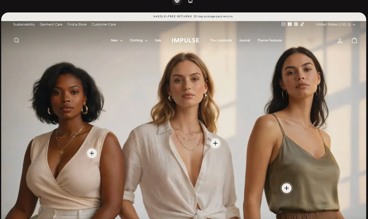 Shopify Impulse Theme product image (1)
