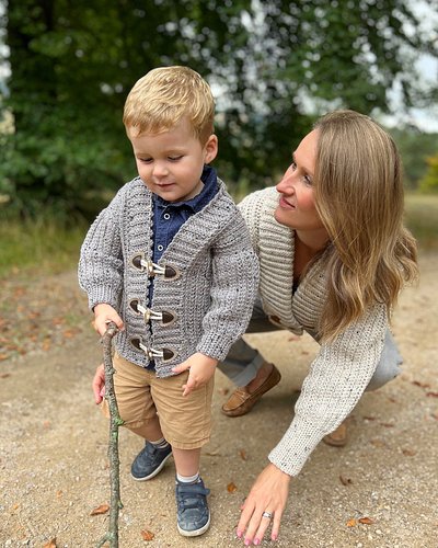 Comment 'Pattern' for the details 👉

The Wetherby Cardigan Child is a classic, easy-to-make design with a choice of rolled or...